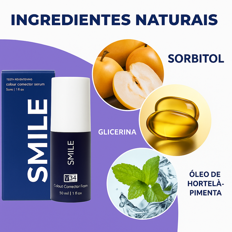 Branqueador Dental SMILE <span style="color: #000000;"><strong><span style="color: #ff2a00;">COMPRA 1 E LEVA 2!</span></strong></span>
