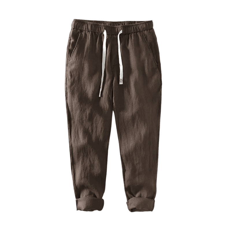 Calças de Linho Masculinas Mediterrâneo