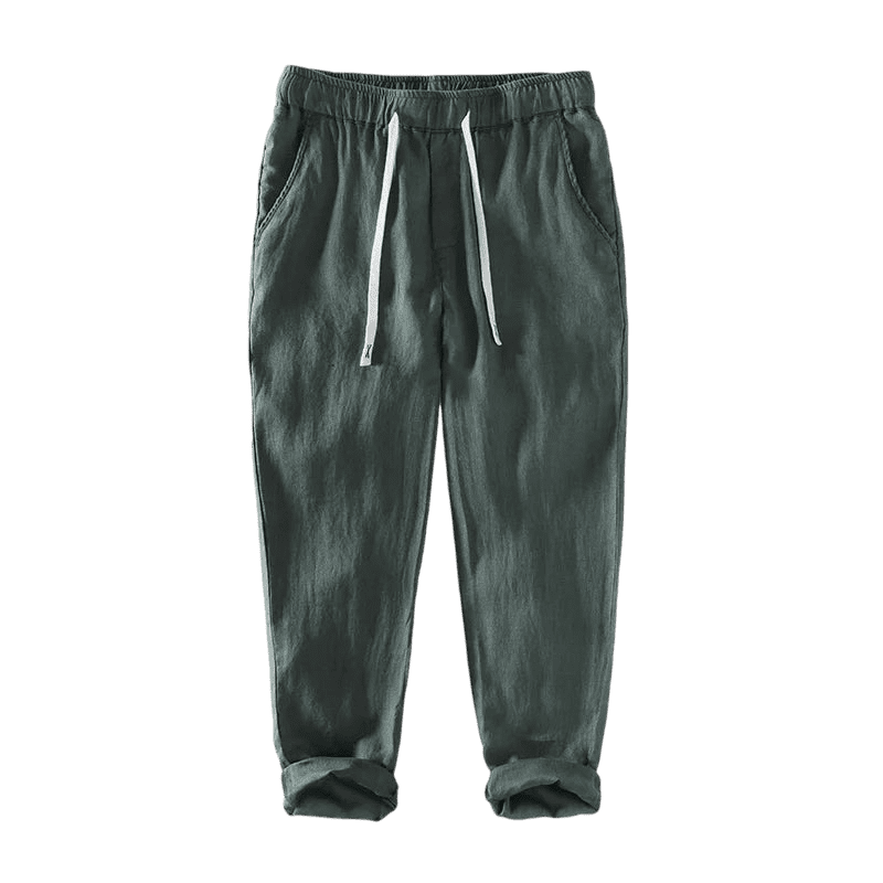 Calças de Linho Masculinas Mediterrâneo