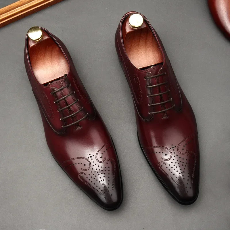 Sapato Social de Couro Eleganza