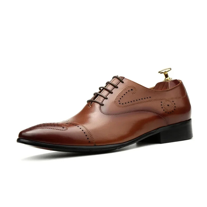 Sapato Social de Couro Eleganza