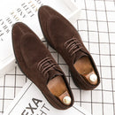 Sapato Social Masculino Estilo Camurça Veneto