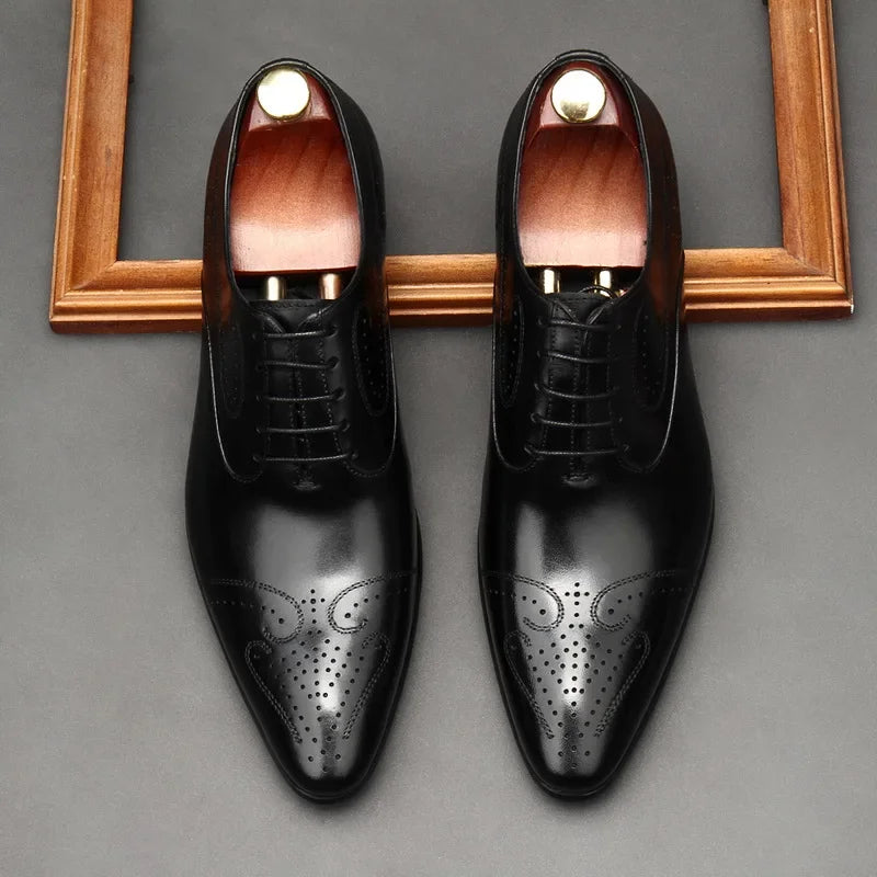 Sapato Social de Couro Eleganza