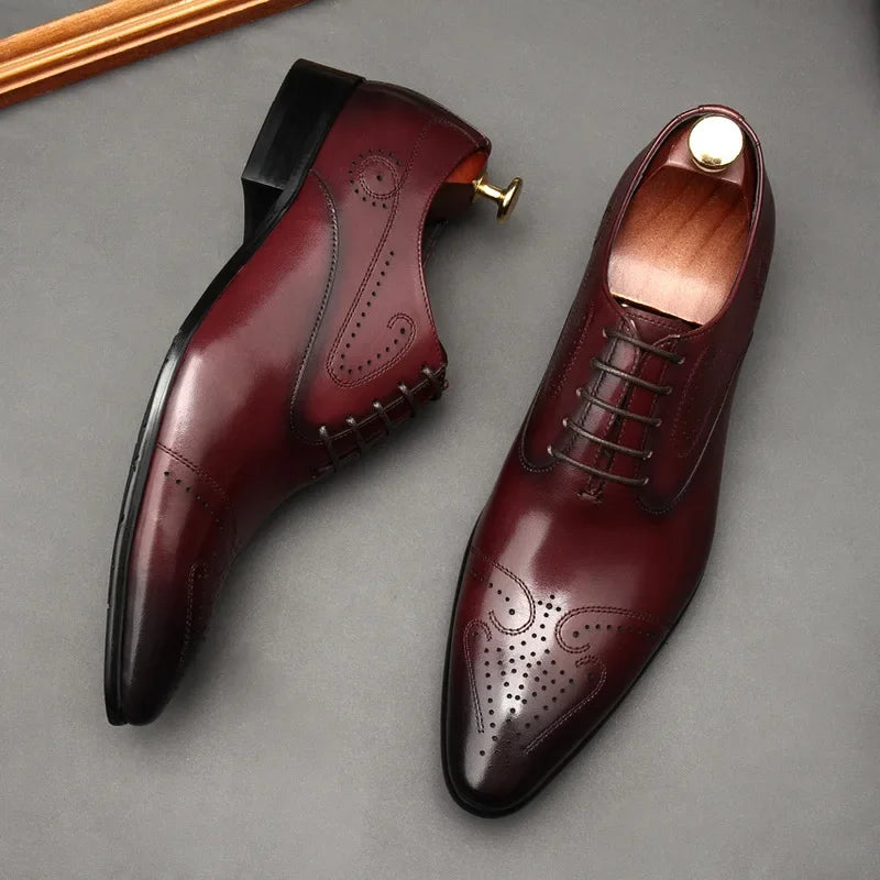 Sapato Social de Couro Eleganza