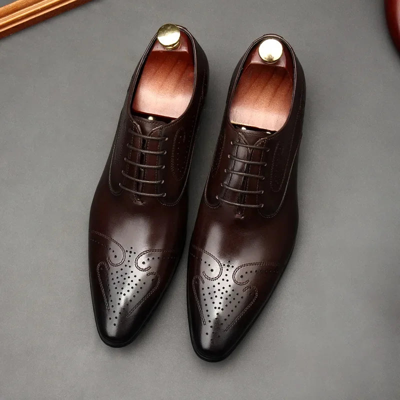 Sapato Social de Couro Eleganza