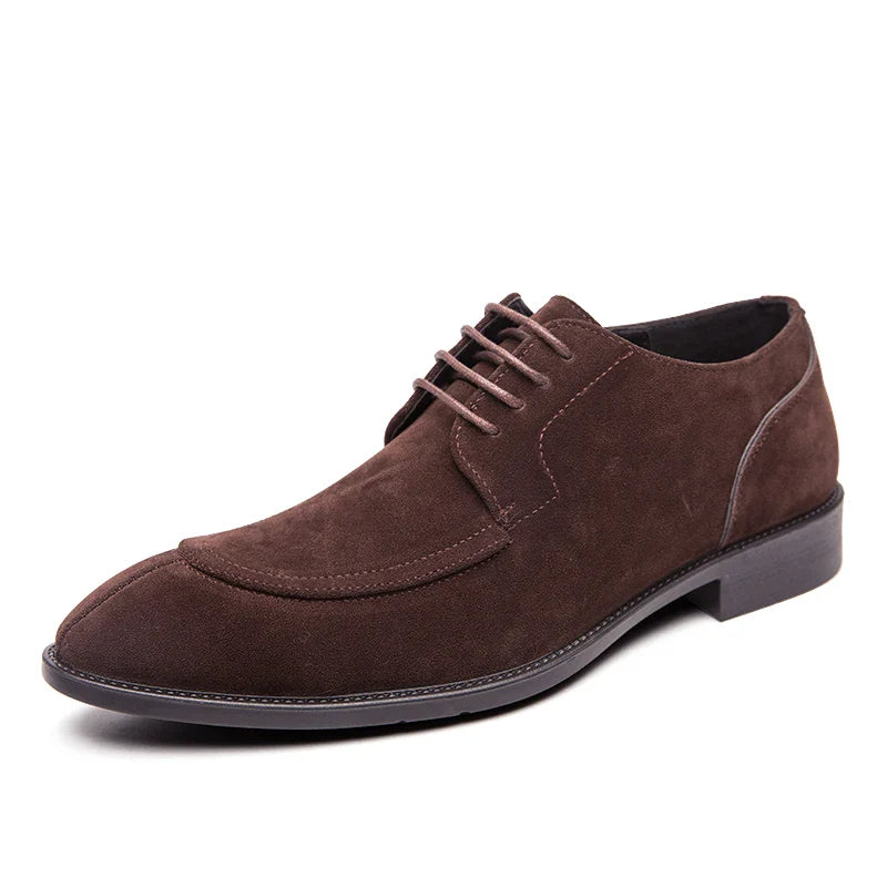 Sapato Social Masculino Estilo Camurça Veneto
