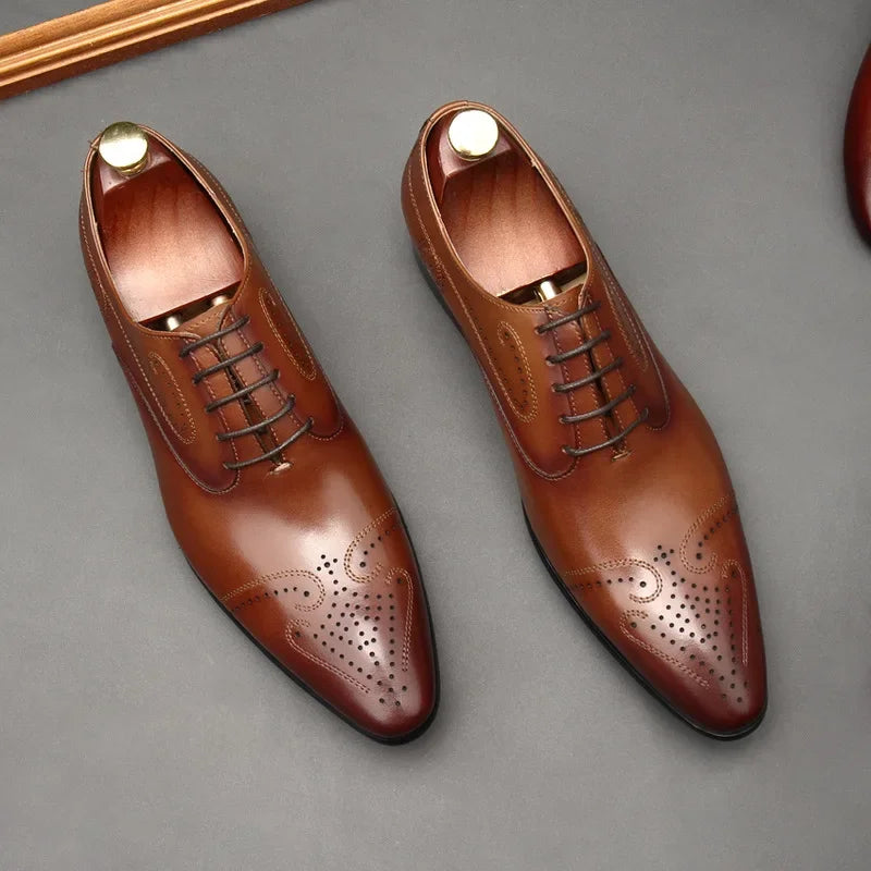Sapato Social de Couro Eleganza