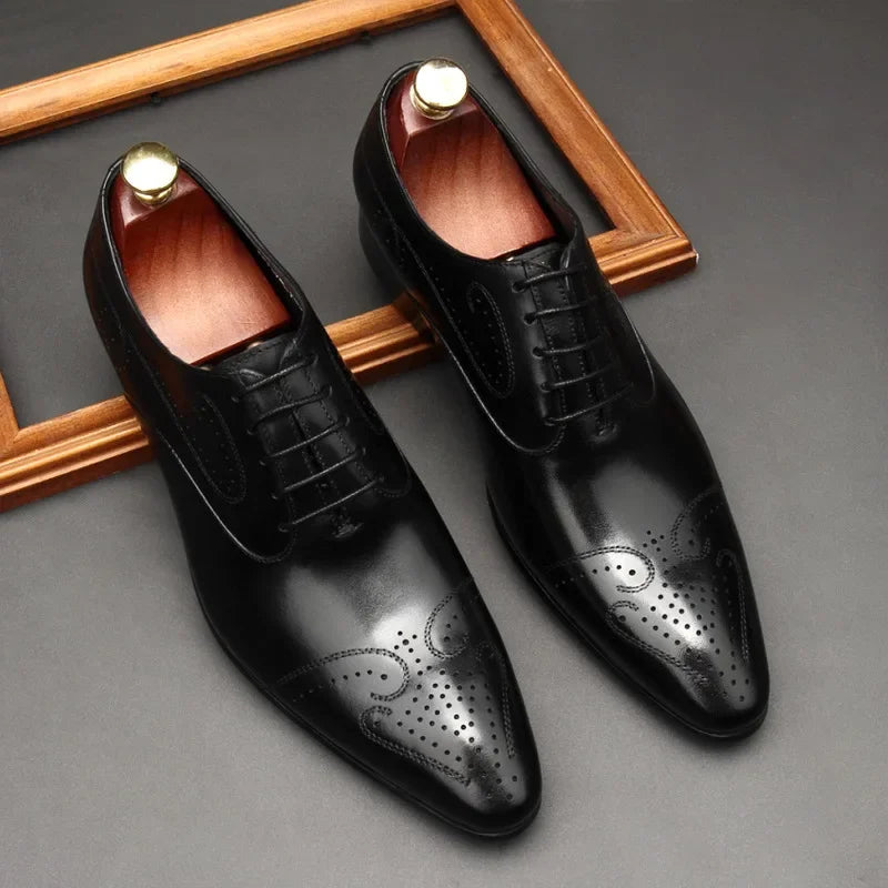Sapato Social de Couro Eleganza